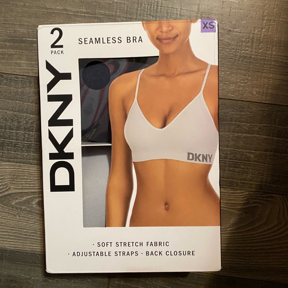 2Pack DKNY Ladies Seamless Bra - Picture 6 of 12